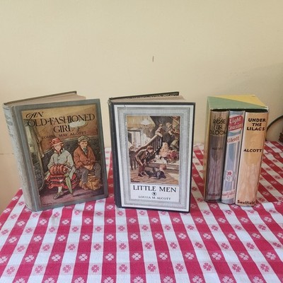 Vintage Hardcover Book Lot Of 5 Louisa M. ALCOTT - 1930s - Rose in Bloom ++++++