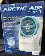 Arctic Air Ice Jet X3 Portable Air Conditioner Dual Cooling Jets 3 Speeds LED