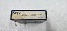 63/32 2RS BALL BEARING 32x75x20mm NEW KOYO JAPAN 63/32 2RS