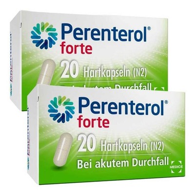 Perenterol forte 250 mg bei akutem Durchfall & zur Vorbeugung · 2x20 St · PZN 08
