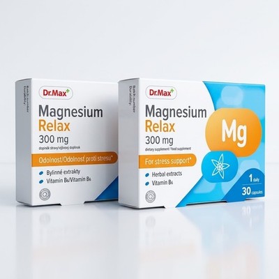 2x Dr. Max Magnesium Relax 300 mg - 30 Kapseln - Nahrungsergänzungsmittel