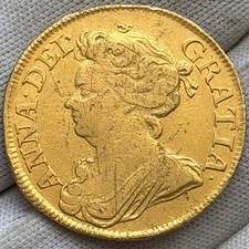 Gold Guinea United Kingdom Full Guinea 1712 – Queen Anne – Post Union Coin