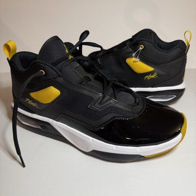 Jordan Air Jordan Stay Loyal 3 Men's Sneakers Black Yellow Ochre White Lace Up