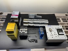 Large Lot of Allen Bradley, Pilz, etc... Control Panel Components.