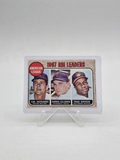 1968 Topps League Leaders Carl Yastrzemski, Frank Robinson, Harmon Killebrew #4