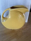 Vintage Homer Laughlin Fiestaware Original Yellow Juice Disc Pitcher 6"