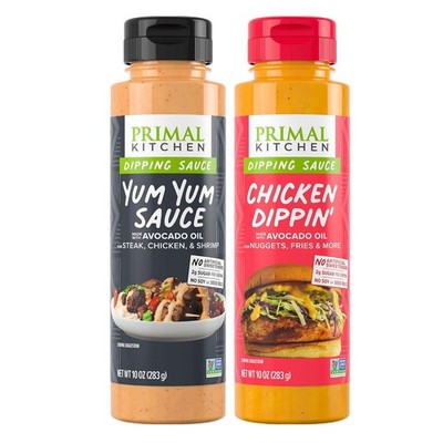 Primal Kitchen Yum Yum & Chicken Dipping Sauce 2 Pack Bundle Set (71
