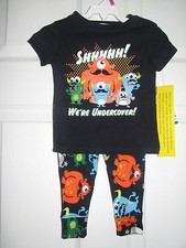 BNWTS BOY'S JOE BOXER 2 PIECE Pajamas TOP AND Pants 12 MONTHS PJ'S