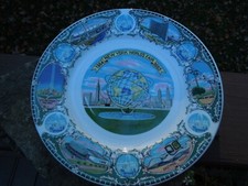 Vintage 1964 - 1965 New York World's Fair Collectible Plate US Steel