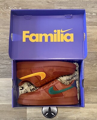 Nike Air Force 1 Low 'La Familia  Red Stone Del Sol DV5153-600 Men s Size 12