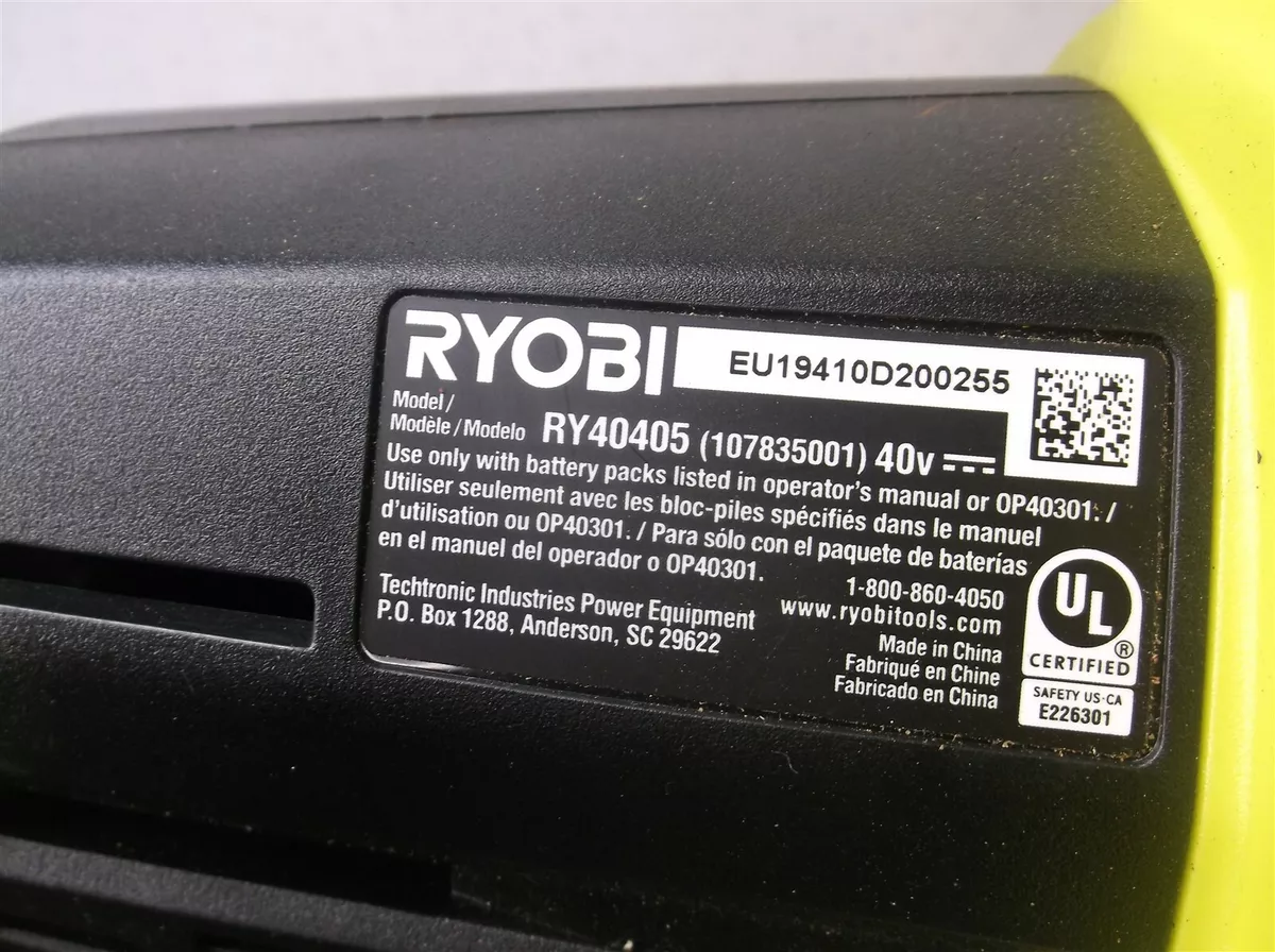 Ryobi 40v 2024 leaf vacuum