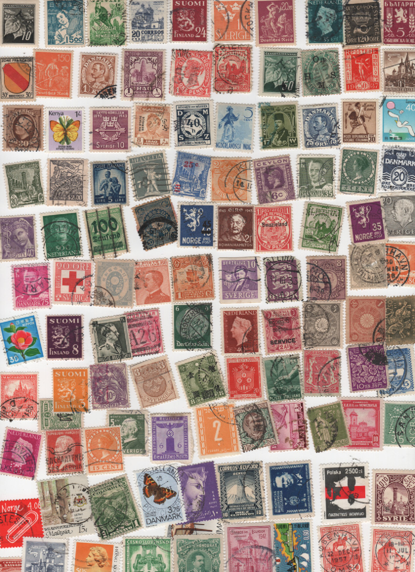 100 Different cancelled Worldwide Stamps 11/14/2023F