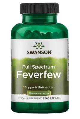 Swanson Premium - Vollspektrum Mutterkraut 380 mg 100 Kapseln