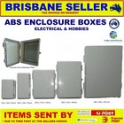 <!--F#f_0-->Electrical Enclosures Rubber Seal Hinged door clip lock ABS 4 SIZES Din Mount <!--F/-->