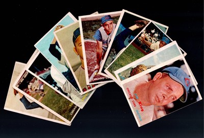 Cubs Lot 10: 1957 Topps Jim BROSNAN Joe KING Gene BAKER VALENTINETTI