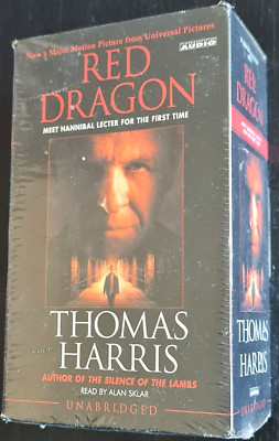 Red Dragon Thomas Harris 10  Cassette Unabridged Audiobook, New and Sealed
