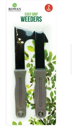 2 PC PATIO WEEDER SET Comfort Grip Pavement Slab Moss Root Weeding Remover Tool - Picture 4 of 6