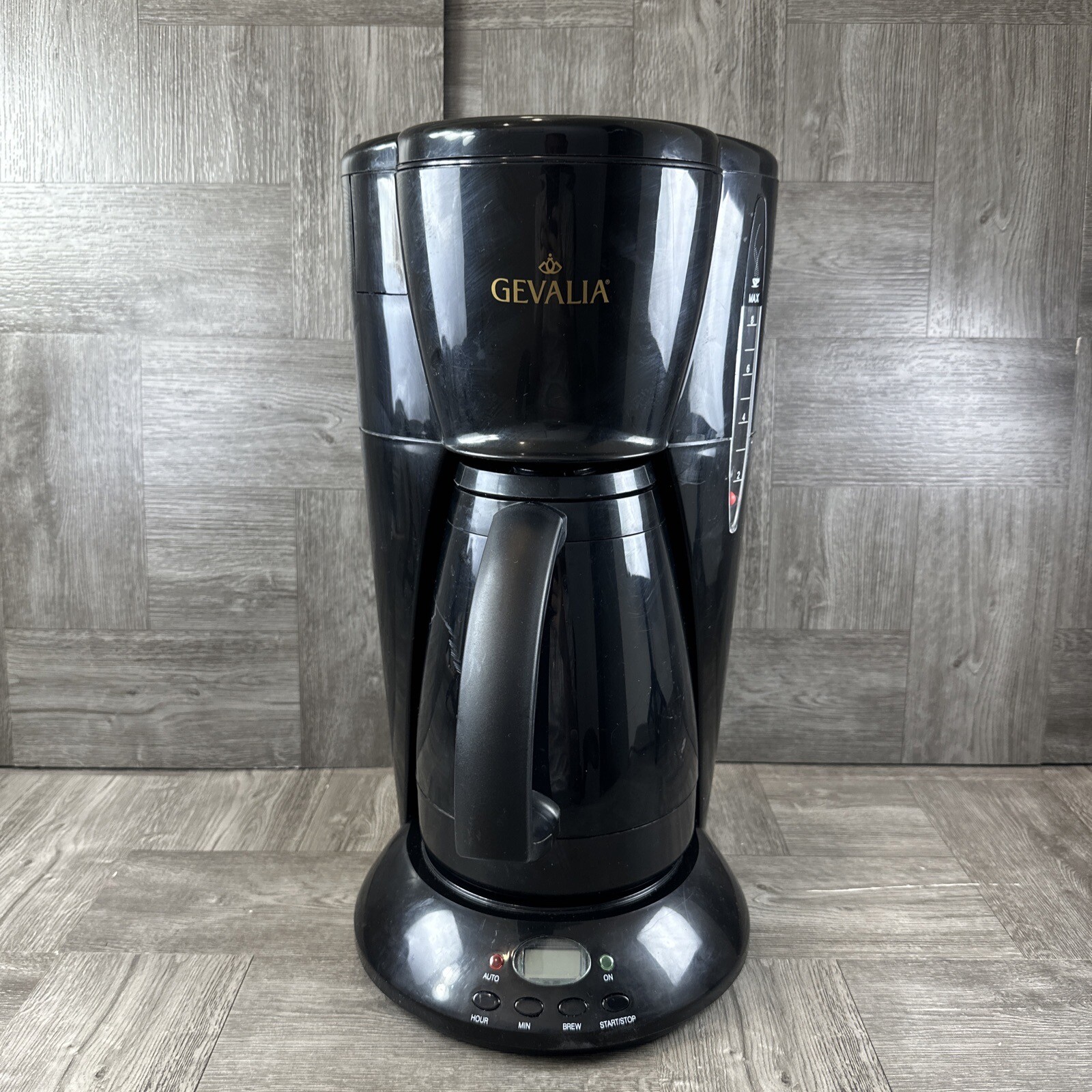 Gevalia Kaffe Auto Drip Coffee Maker Machine 8 Cup Thermal Carafe Black