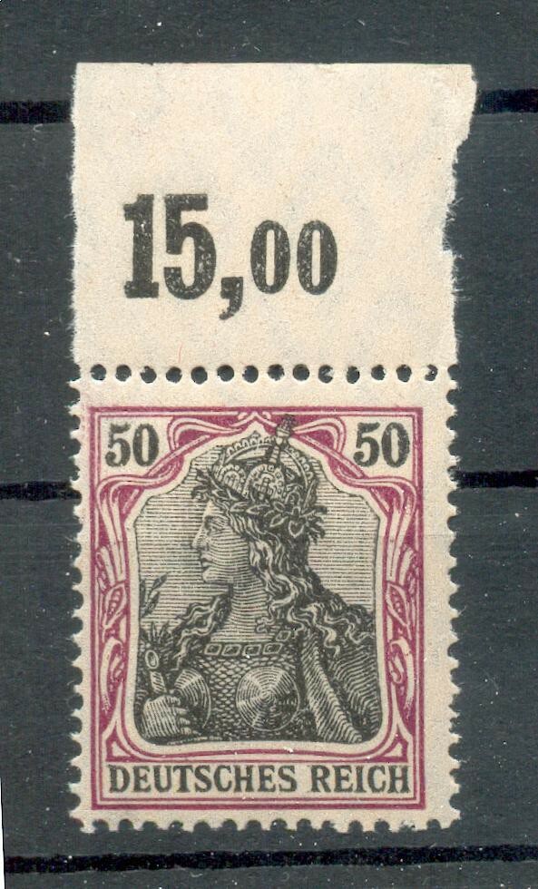 Dr-Germania 91IIy Upper Edge** MNH Mint Never Hinged BPP 140EUR (G5860