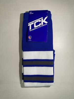 Chaussettes Baseball TCK – Guêtres Assorties – Taille 200 M – Vert, Blanc, Noir – Lot De 2 Paires – Neuf