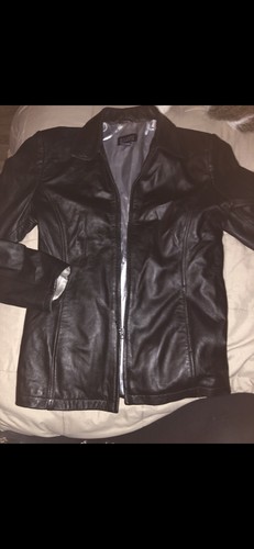 Women's Hillard and Hanson leather coat 