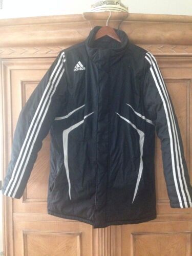 adidas Tiro 21 Long Down Hooded Winter Jacket Parka Coat Black
