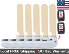 5x New Replacement Key Fob Uncut Insert Blade For Select Acura Vehicles