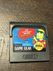 Sega Gamegear Game The Simpsons Bart VS The Space Mutants Cartridge W/ Codes!