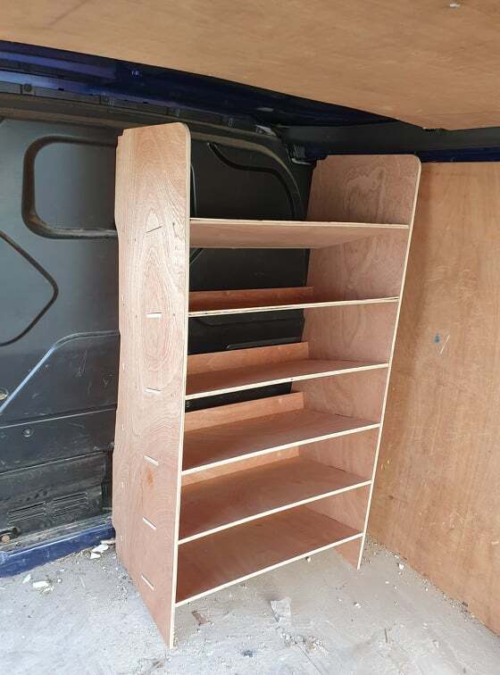 van bulkhead racking
