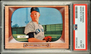 1955 Bowman Baseball Ed "Whitey" Ford PSA 6 EX-MT New York Yankees #59    cc23