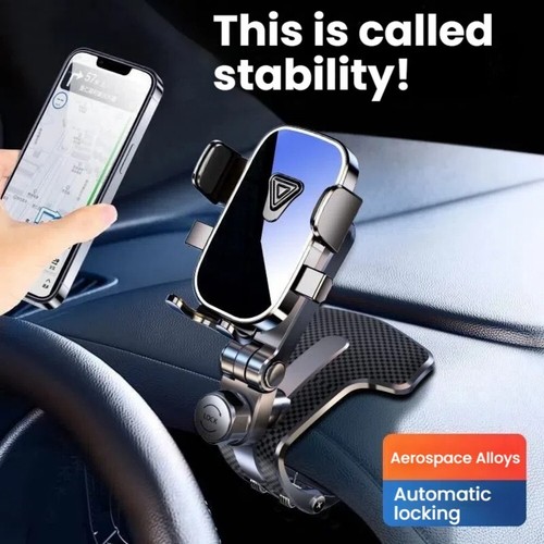 Car Phone Holder Mount 1800° Rotation Dashboard Cell Phone Holder Anti-shake USA - 第 12/15 張圖片