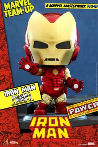 Hot Toys Marvel Comics figurine Cosbaby (S) Iron Man (Classic Armor) 10 cm - Afbeelding 1 van 1
