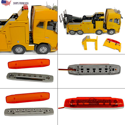 1/2/5Pcs RC LED Roof Light Bar for Tamiya FH16 1/14 Scale Truck Tractor Upgrade