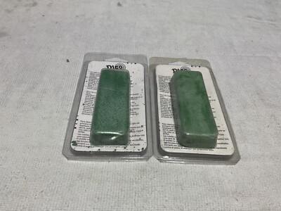 DICO #7100970 GREEN ROUGE POLISHING &BUFFING COMPOUND BRAND NEW LOT OF 2 BARS