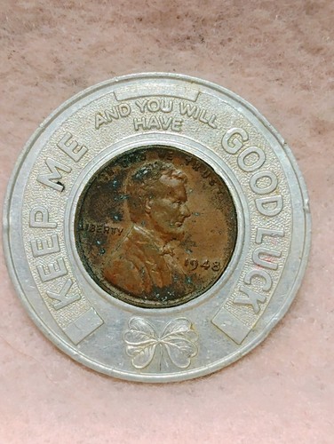 DR. DRAKE'S ~ GLESSCLO ADULT COUGH RELIEF ~ ENCASED 1950 D LINCOLN CENT TOKEN