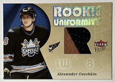 2005-06 FLEER ULTRA ALEXANDER OVECHKIN RC UNIFORMITY🔥 2-Color PATCH #RU-AO 🔥