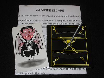 Vampire Escape Magic Trick - Walk Around, Close Up, Halloween, Street, Pocket