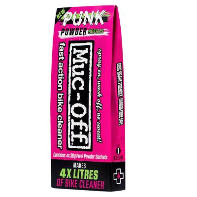 Muc Off Fahrrad Reiniger Punk Powder 4Stk Putz Mittel Pulver Pflege Plastikfrei