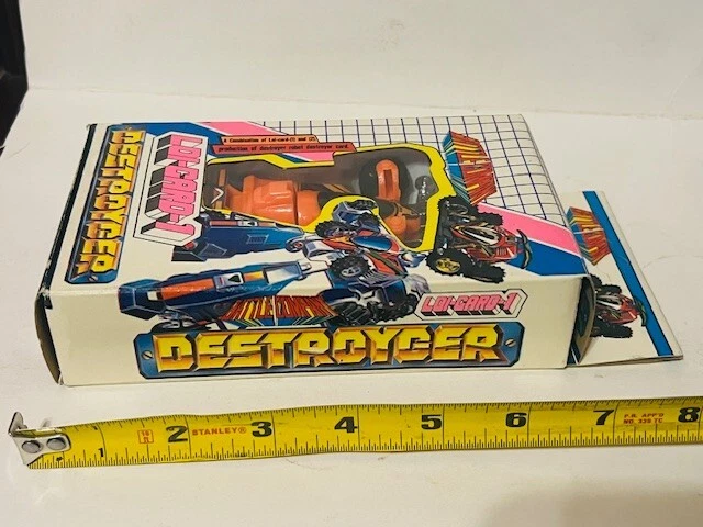 Battle Company Loi Card Destroyer Taiwan Transformers Figure Gobot Robot Vtg Box - Image 3 of 4
