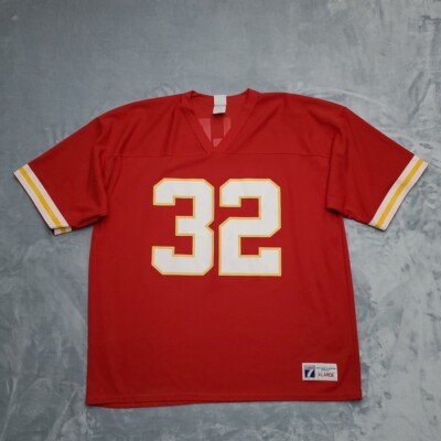  VTG Kansas City Chiefs Shirt Men Extra Large Red Logo 7 NFL 90s 32 Marcus Allen