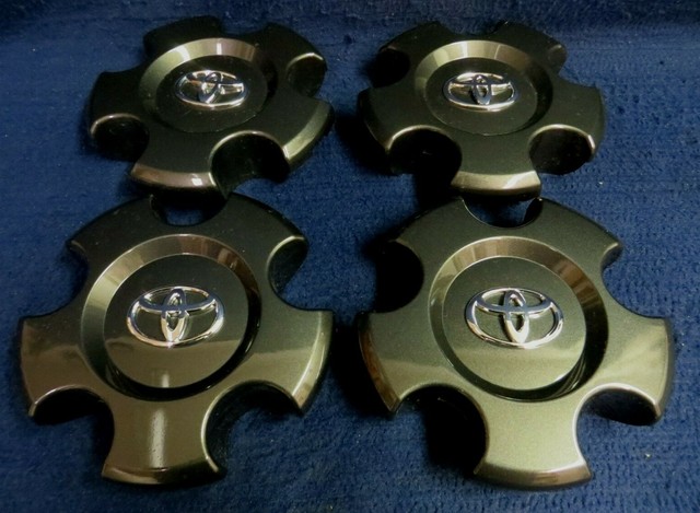 TOYOTA TUNDRA 18-19 DARK GRAY / CHARCOAL CENTER CAPS - SET 4 - FITS 20