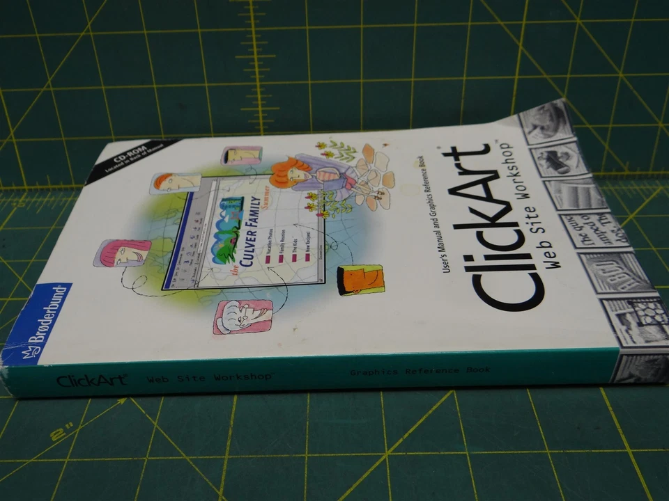 ClickArt Web Site Workshop 1998 Manual and Graphics Reference Book With CD - Image 4 of 4
