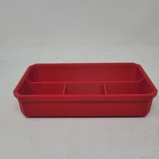 Fit Milwaukee Packout Low Profile Storage Tray with 4 Sections Red 1 Organizer