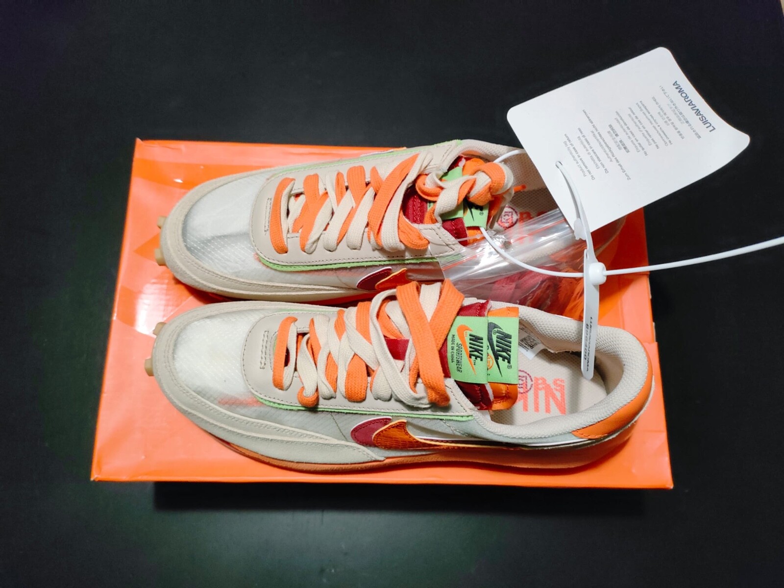 SACAI X NIKE Nike LDWaffle x sacai x CLOT Orange Blaze