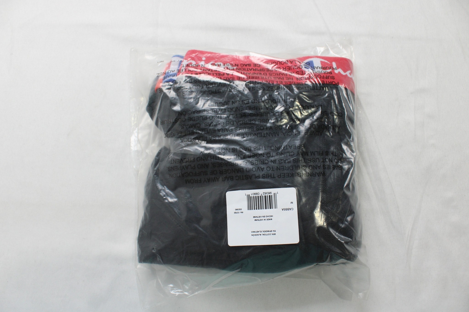 Champion Men's 5 Pack Everyday Comfort Boxer Briefs TS8 Black Medium NWT