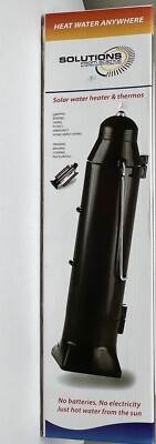 Solutions From Science Portable Solar Water Heater and Thermos | eBay