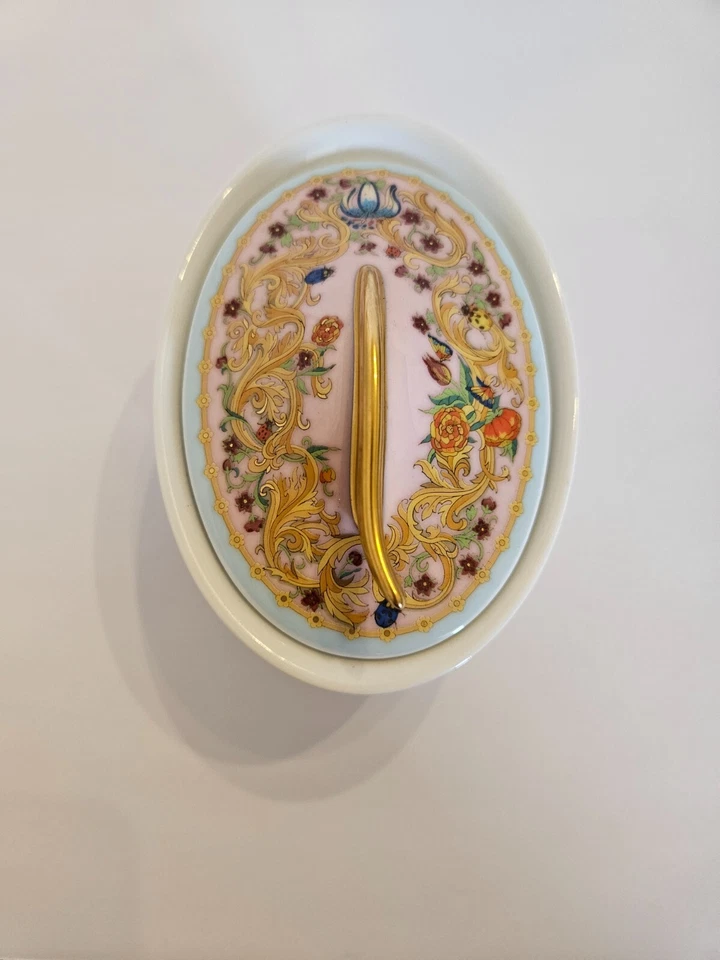 Azúcar de jardín mariposa porcelana floral Le Jardín de Versace Rosenthal Foto 3 de 4