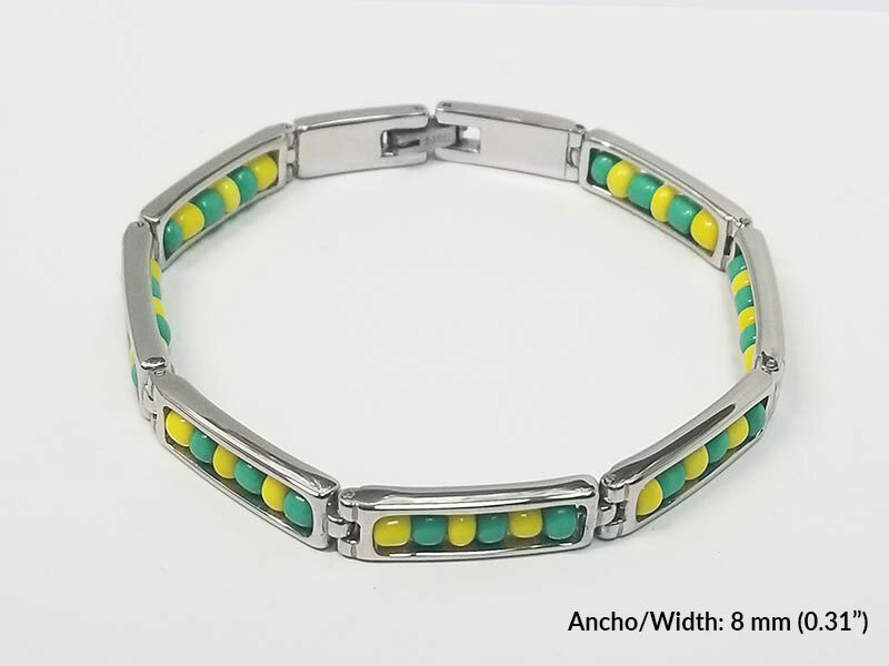 Stainless Steel Orula Bangle Elegant Spiritual Jewelry-image