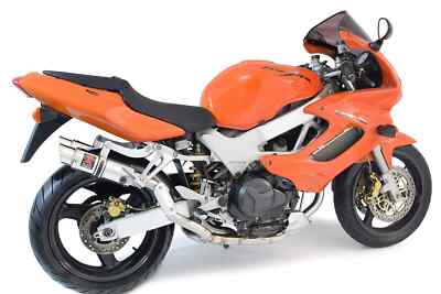 VTR1000 F Firestorm (SC36) Auspuff High Level GP Rund Schalldämpfer Enddosen 230SR