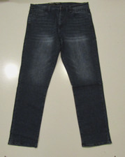 KENNETH COLE JEANS Blue Wash Straight Fit Stretch Denim Jeans 36 W 30 L